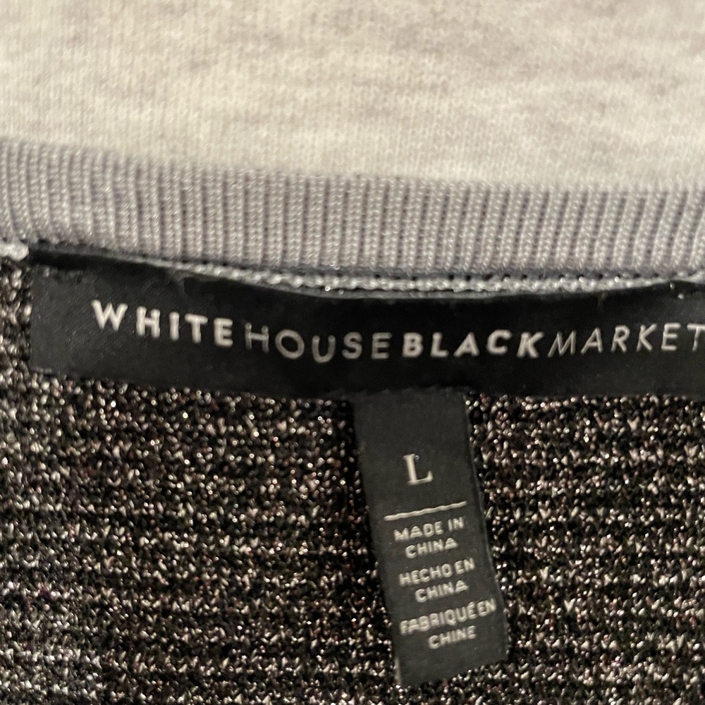 Black and white tunic -White House Black Market - great condition!